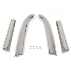 All Classic Parts - 1965 -68 Mustang Convertible Windshield Moldings, Stainless Steel. Set of 4 - Image 2