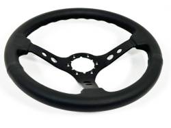 Auto Pro - 64 - 73 Mustang 14" Volante 6 Bolt STEERING WHEEL KIT, Leather, Hole Spoke - Image 3