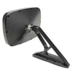 65-73 Mustang Kinetic Billet Side View Mirror, Matte Black Coated