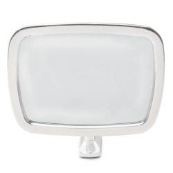 Eddie Motorsports - 65-73 Mustang Kinetic Billet Side View Mirror, Matte Silver - Image 2