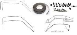 Dynacorn | Mustang Parts - 1967 Mustang Fastback Door Roof Rail Trim and Seal Kit - Image 1
