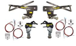 69 - 70 Mustang Coupe or Convertible Power Window Kit, Crank Handle Switches