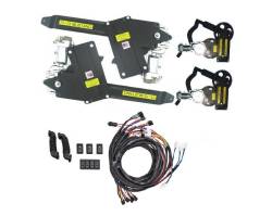 71 - 73 Mustang Coupe or Convertible Power Window Kit, Black Switches, Door Mount
