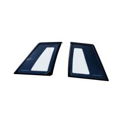 1987-1993 Mustang Coupe Rear Quarter Windows with Mustang Script
