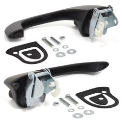 All Classic Parts - 67 - 68 Mustang Outside Door Handle Assembly, BLACK, PAIR - Image 3