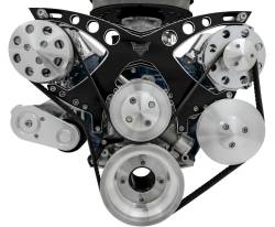 March Performance Pulleys - March Performance Revolver Serpentine System, 289/302/351W Engines, Reverse Rotation Pump - Image 2