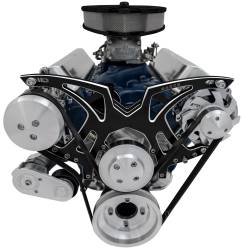 March Performance Pulleys - March Performance Style Track Serpentine Front Drive System, 289/302/351W Engines - Image 4