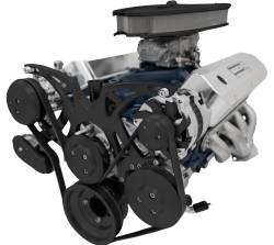March Performance Pulleys - March Performance Style Track Serpentine Front Drive System, 289/302/351W Engines - Image 3