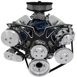 March Performance Pulleys - March Performance Style Track Serpentine Front Drive System, 289/302/351W Engines - Image 6