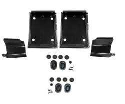 65-68 Mustang Convertible Under Floor Reinforcement Boxes and Access and Hole Plugs Included In Floor Pan