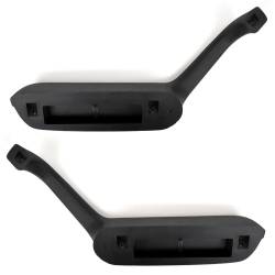 81-86 Mustang Arm Rest Pad Coupe/Hatchback, Black, Pair