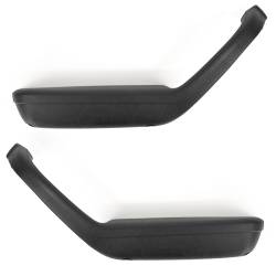 All Classic Parts - 81-86 Mustang Arm Rest Pad Coupe/Hatchback, Black, Pair - Image 2