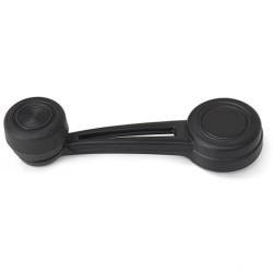 68-69 Mustang Door or Quarter Window Black Handle and Knob, (Standard Door Panel)