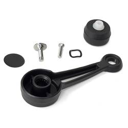 All Classic Parts - 68-69 Mustang Door or Quarter Window Black Handle and Knob, (Standard Door Panel) - Image 3