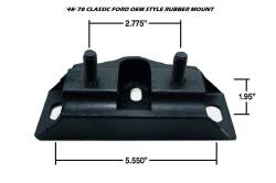 Stang-Aholics - 65-70 Mustang Transmission Cross Member Kit, Universal for Manual and Auto Applications - Image 2