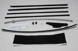 64 1/2 - 66 Mustang Window Deluxe Felt kit, Concours (Fastback)