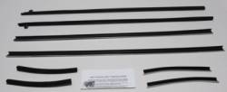 Repops Automotive Reproductions - 69 Mustang Coupe Window Channel Strip Set, 8 pcs - Image 2