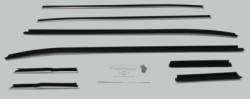 Repops Automotive Reproductions - 71-73 Mustang Convertible Window Channel Strip Set - Image 2