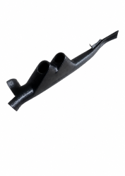 Miscellaneous - 71 - 73 Mustang Fastback Windshield Pillar Moldings with Gauge Pods, ABS, Made in the USA - Image 2