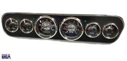 1964-1966 Mustang Billet Aluminum Performance Gauge Panel with Gauges