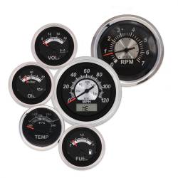 Eddie Motorsports - 1964-1966 Mustang Billet Aluminum Performance Gauge Panel with Gauges - Image 4