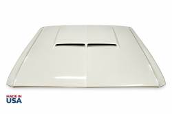 1967 Mustang Shelby Styled Dual Scoop Fiberglass Hood, Short Version