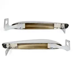 All Classic Parts - 1964 - 1966 Mustang Front Bumper Guards, Chrome, Pair - Image 2