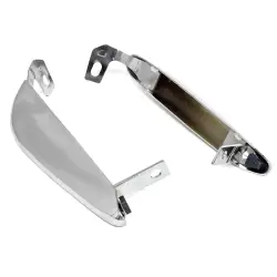 All Classic Parts - 1964 - 1966 Mustang Front Bumper Guards, Chrome, Pair - Image 4
