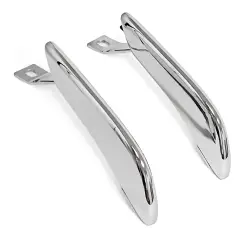 All Classic Parts - 1964 - 1966 Mustang Rear Bumper Guards, Chrome, Pair - Image 2