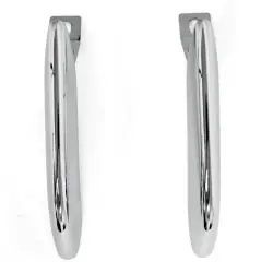 1964 - 1966 Mustang Rear Bumper Guards, Chrome, Pair