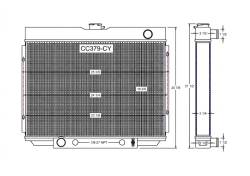Champion Cooling - 67-70 Mustang 24 Inch Aluminum Radiator and Fans for 5.0 Coyote Engine Swaps - Image 4