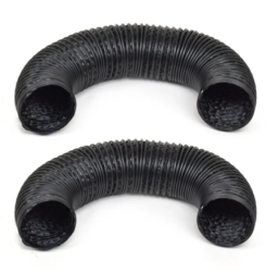 All Classic Parts - 65-66 Mustang Defroster Duct Hoses, 24in, Pair - Image 4