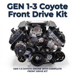 5.0L Coyote GEN 1- 3 Swap Front Drive Accessory Kit, 1965 - 1973 Mustang and Others
