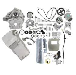 Godzilla 7.3L High-Mount Engine Accessory Drive - With Holley Swap Oil Pan and Pump 