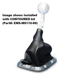 Eddie Motorsports - 64 - 93 Mustang Shifter Bezel Kit Mount Plate & Boot - Contoured - Image 2