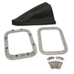 Eddie Motorsports - 64 - 93 Mustang Shifter Bezel Kit Mount Plate & Boot - Contoured - Image 1