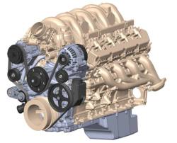 Holley - Godzilla 7.3L High-Mount Engine Accessory Drive in BLACK - With Holley Swap Oil Pan & Pump - Image 2