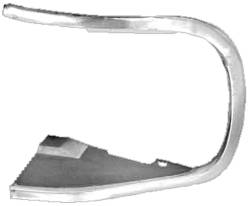70 Mustang Fender Extension Molding Left Hand