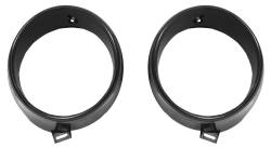 69 Mustang Headlamp Bezel Pair Inner Only