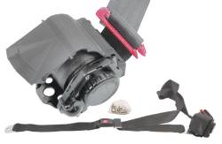 64-73 Mustang Retractable 3 Point Seat Belt Black