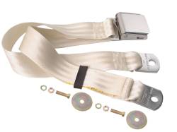 65-73 Mustang White Seat Belt 60