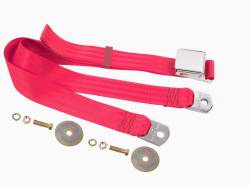 65-73 Mustang Seat Belt Bright Red