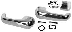 68 Mustang Vent Window Handles with Nylon Tab Pair