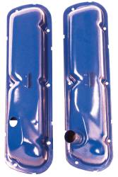 65-66 Mustang 289 V8 Valve Covers Pair Blue