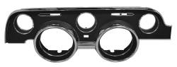 68 Mustang Instrument Bezel Black Without Lens
