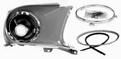 67-68 Mustang Headlamp Assembly Right Hand Side