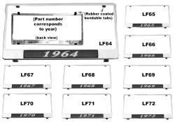71 Mustang License Plate Frames