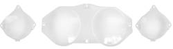 69-70 Mustang Instrument Lens Set