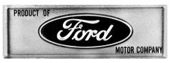 65-66 Mustang Black Door Sill Scuff Plate Decal