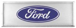 65-66 Mustang Blue Door Sill Scuff Plate Decal
